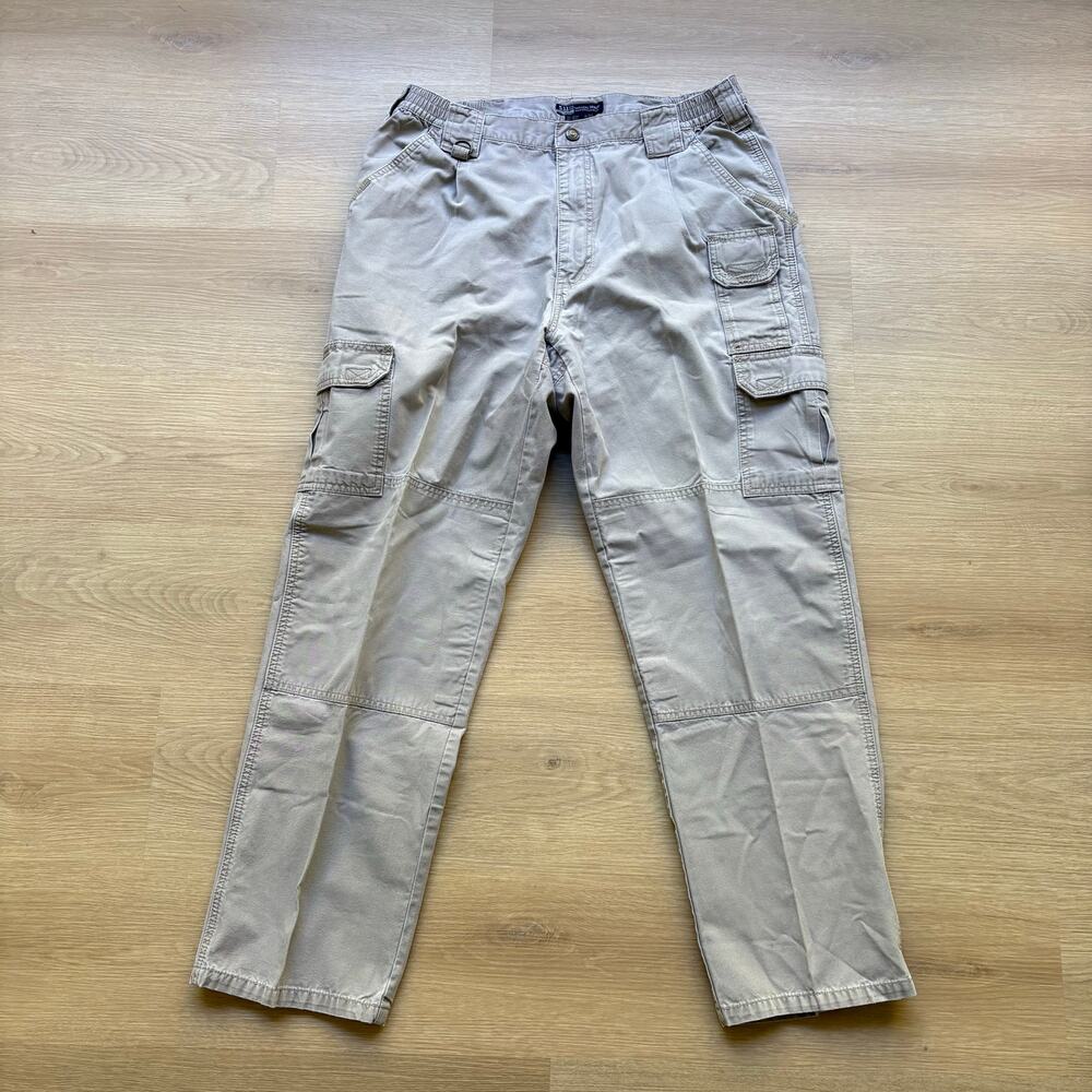 5.11Tactical Pants Mens 36x32 Khaki ABR Pro Ripstop Cargo Double Knee 74251 - Picture 2 of 7